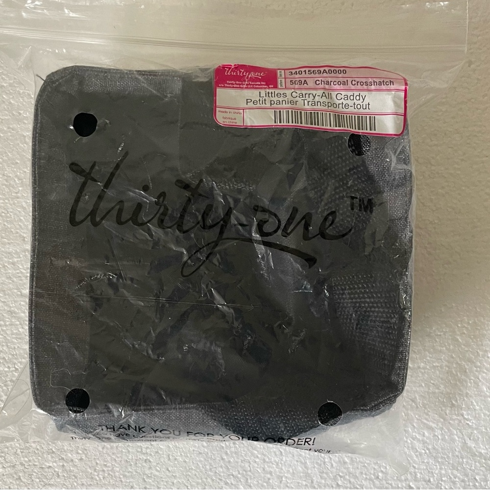 Thirty-One Littles Carry-All Caddy - Charcoal